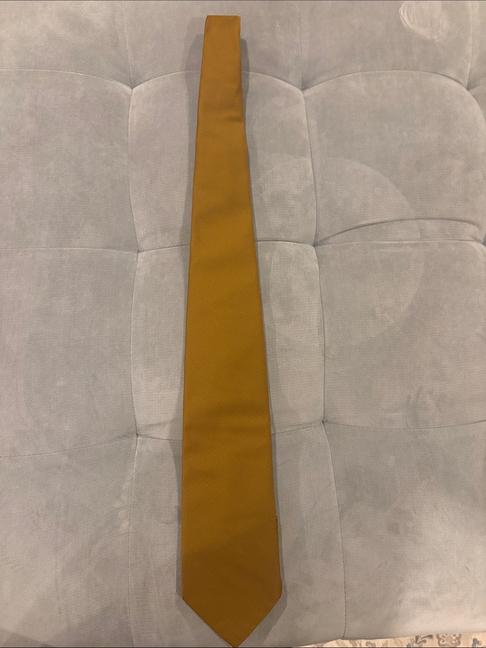 1970’s wide tie in Mustard Yellow, VTG Men's Tie